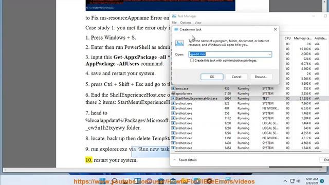 Fix ms-resourceAppname Error on Windows 11 смотреть онлайн