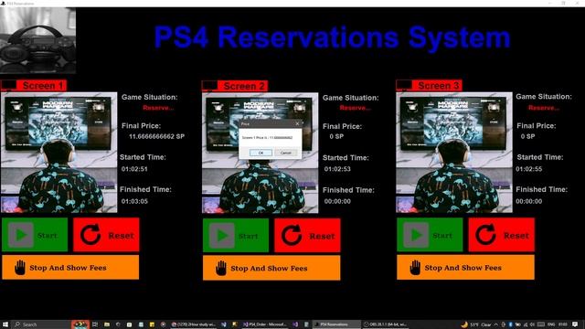 PS4 Reservations System In C# Windows Forms смотреть онлайн