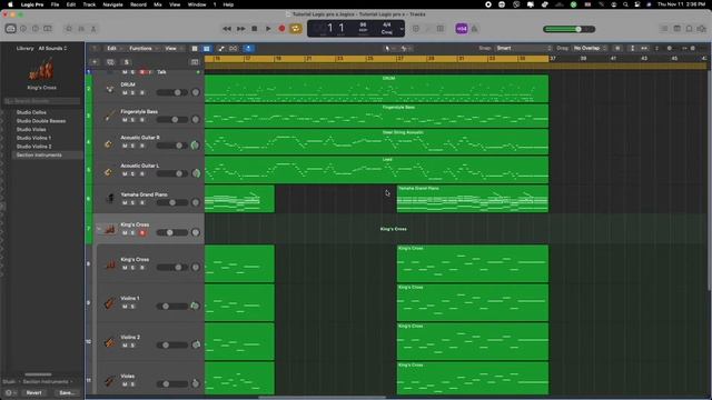 How to Play String Section in Logic Pro X 10.7 Myanmar? Logic Pro X 10.7 အသုံးပြုပုံ မြန်မာ смотреть онлайн