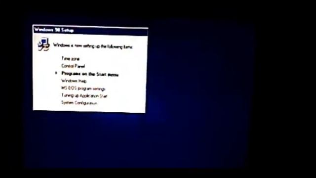 Windows 98 setup failure смотреть онлайн