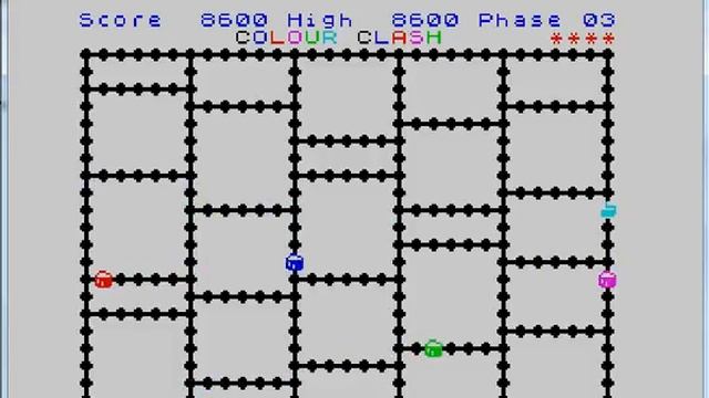 Colour Clash - ZX Spectrum - emulador Klive 1.1 - testeado Windows 7 x64 смотреть онлайн