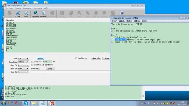 Get FAM / RFID Reader SN Number, instuction video смотреть онлайн