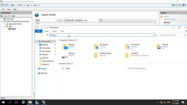 Lesson 02 FTP Installation Configuration User Isolation and Firewall Rules смотреть онлайн