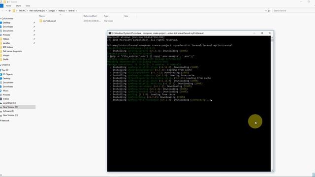 How to Install laravel 5.* on windows смотреть онлайн