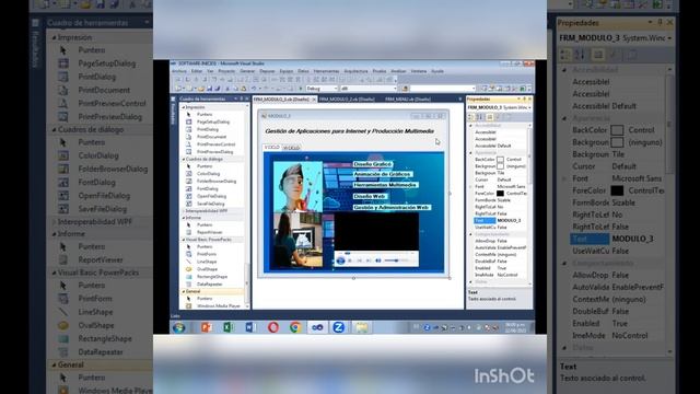 Menu en Windows Forms (VISUAL STUDIO 2010). смотреть онлайн
