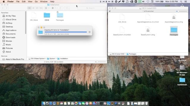 How To Make Installer El Capitan 10.11 Build 15A284 Vanilla Method смотреть онлайн