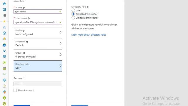 MS AZURE Create and configure an Azure Active Directory tenant SIMULATION 2 смотреть онлайн