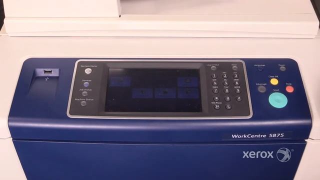 Xerox® WorkCentre® 5845 User Interface Overview смотреть онлайн