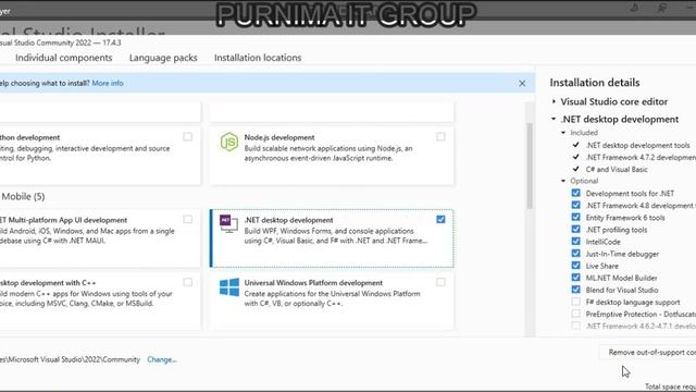 How to install Visual Studio 2022 in win 10/ win 11 смотреть онлайн