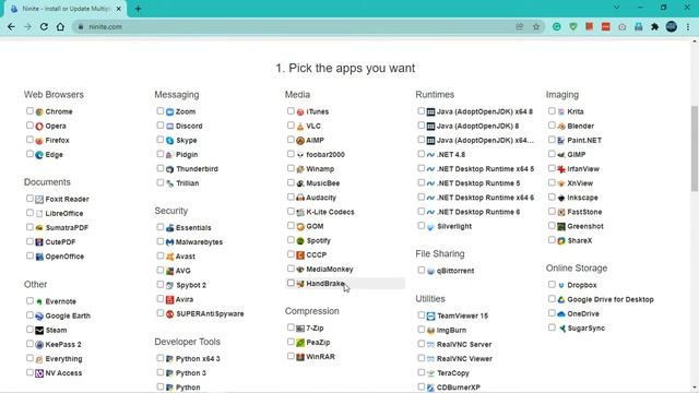 Ninite through Windows Software install in PC смотреть онлайн