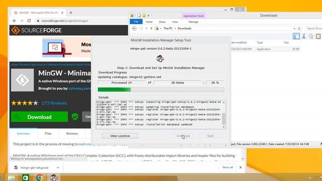 Lesson2- Install MinGW Installation Manager - C 1000 Videos смотреть онлайн