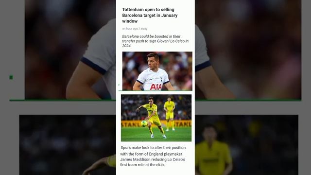 Tottenham open to selling Barcelona target in January window смотреть онлайн