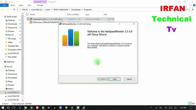 How to show internet speed on desktop or laptop,s taskbar in windows 10,8,7 hindi urdu смотреть онлайн