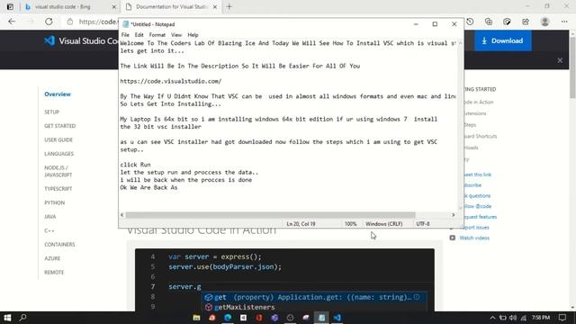 How To Install VSC Tutorial 2021 [ Step By Step Process ] - BI Coders смотреть онлайн