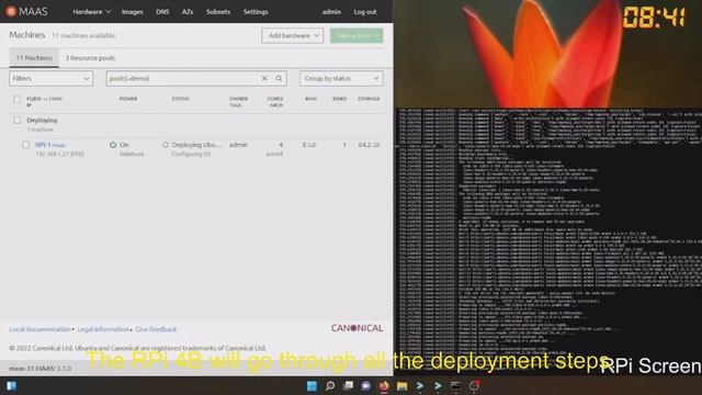 Raspberry Pi 4B Ubuntu 20.04 deployment via MAAS смотреть онлайн