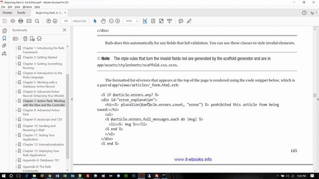 Ruby on Rails - Chapter 7 Lecture Part 3 - Fall 2016 смотреть онлайн
