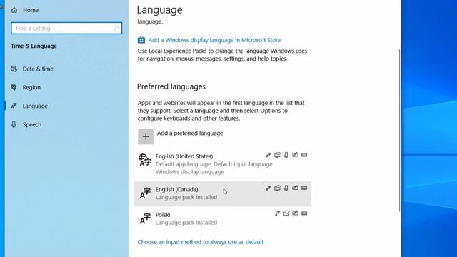 How to Change or Add Another Language in Windows 10 (2020) смотреть онлайн