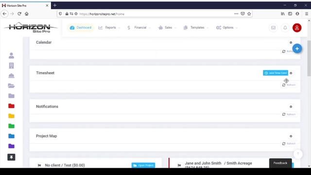 Horizon Site Pro Dashboard смотреть онлайн