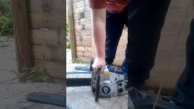 chainsaw cold start old fuel смотреть онлайн