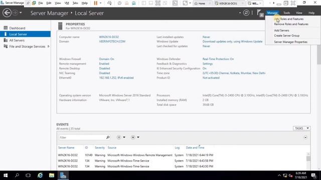 05 - How to install & configure Additional Domain Server in Windows Server 2016 | in Hindi смотреть онлайн
