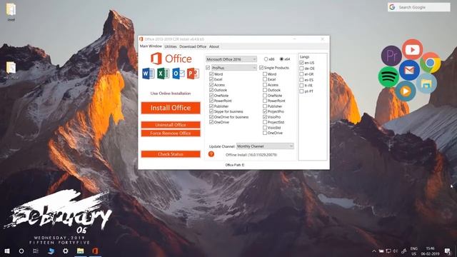 Free Download and Activate Microsoft Office Pro Plus 2019 -Subscribe channel смотреть онлайн