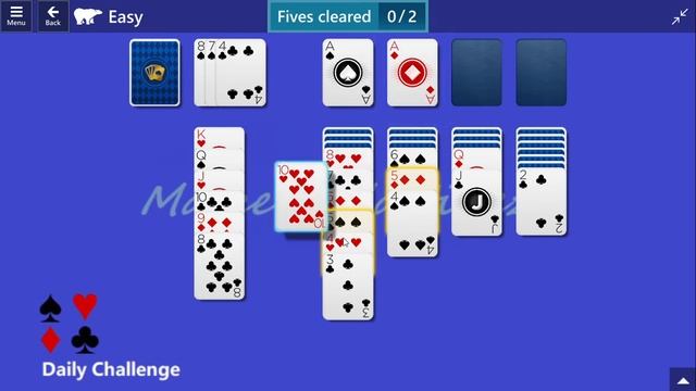 Microsoft Solitaire Collection | Klondike - Easy | June 7, 2021 | Daily Challenges смотреть онлайн
