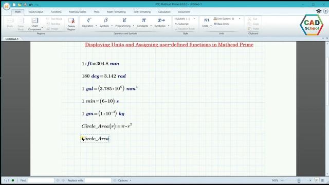 Mathcad Prime Tutorial - 1.4. Units and User defined functions in Mathcad Prime - Mathcad Myanmar смотреть онлайн