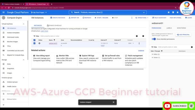 🔴 How to create a Custom Image in Google Cloud Platform | Create Instance Template from Custom Imag смотреть онлайн