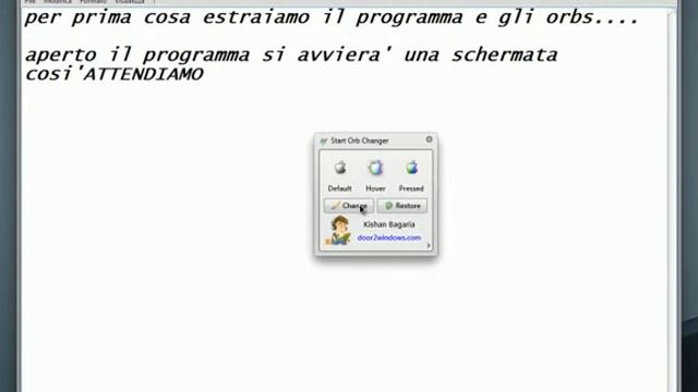 COME CAMBIARE L'ICONA START SENZA WINDOWS7 START BUTTON CHANGER.avi смотреть онлайн