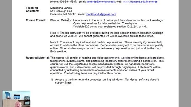 EELE 261 Course Introduction (Spring 2021) смотреть онлайн