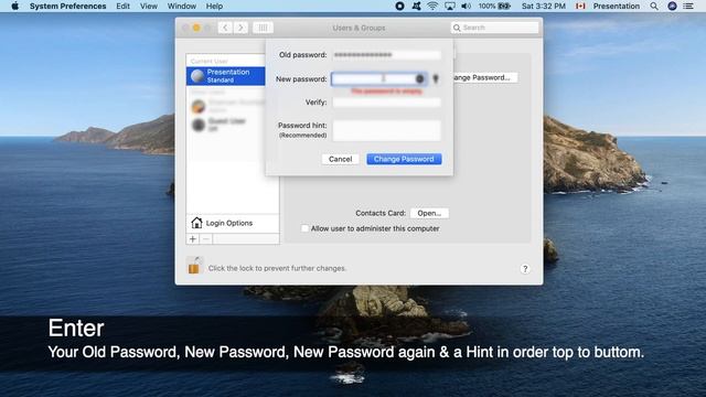 How to Change Your Login Password on Mac смотреть онлайн