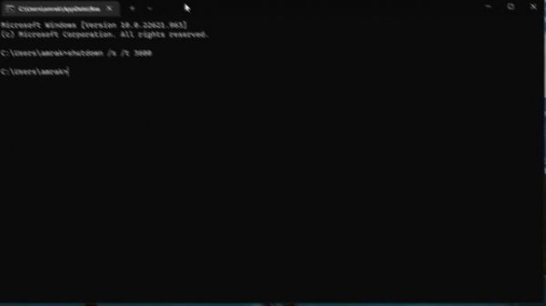 Set Auto shutdown timer for windows pc