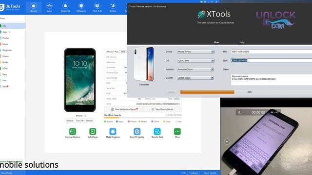 How To Removel iCloud Activation Unlock iPhone 7 Plus Using XTOOLS Software 2020 смотреть онлайн