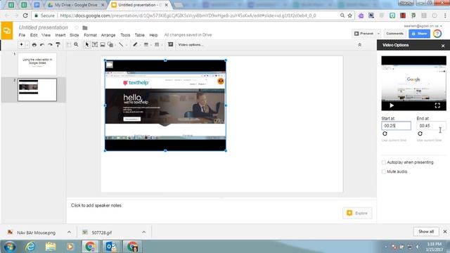 Using the Video Editor in Google Slides смотреть онлайн