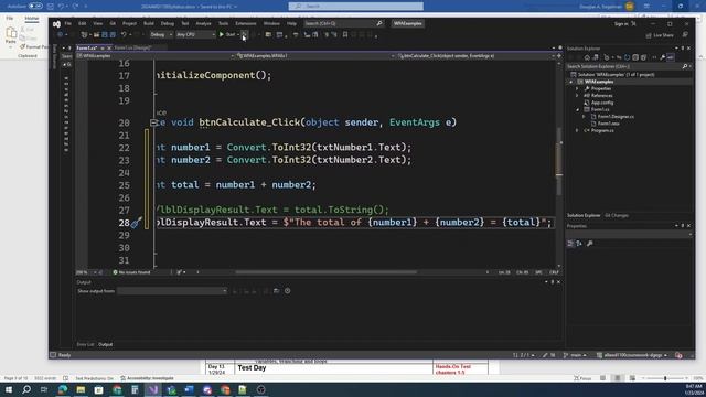 Creating a Windows Form Application in C# Using Visual Studio смотреть онлайн