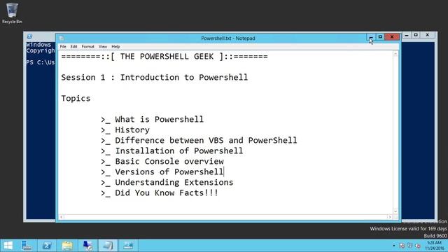 Powershell webseries 1 : Introduction to Powershell смотреть онлайн