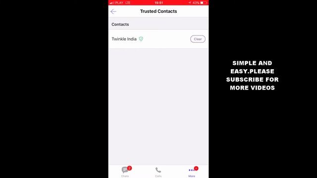 HOW TO VIEW ALL TRUSTED CONTACTS IN VIBER APP (IOS) смотреть онлайн