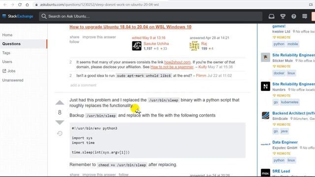 Win10 Linux子系統Ubuntu 18升級到Ubuntu 20 смотреть онлайн