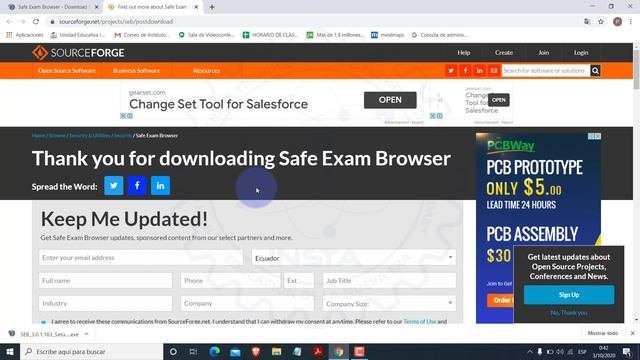 Instalación Safe Exam Browser смотреть онлайн