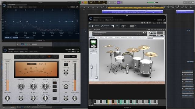 GGD Modern and Massive Logic Pro X pre-mixed template | Stock plugins only смотреть онлайн