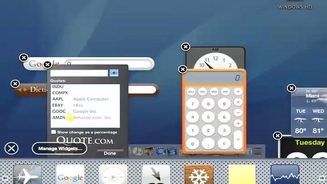 Mac OS X Dashboard Guide Tour смотреть онлайн