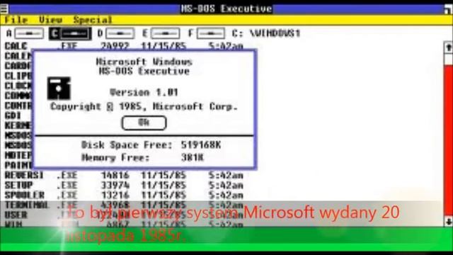 Historia Windows #1 - Windows 1 смотреть онлайн