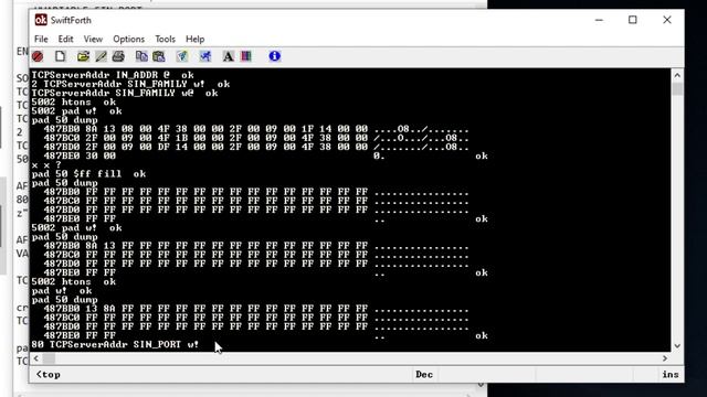 Minimum Code Required to Create TCP Client in the Forth Programming Language - SwiftForth смотреть онлайн