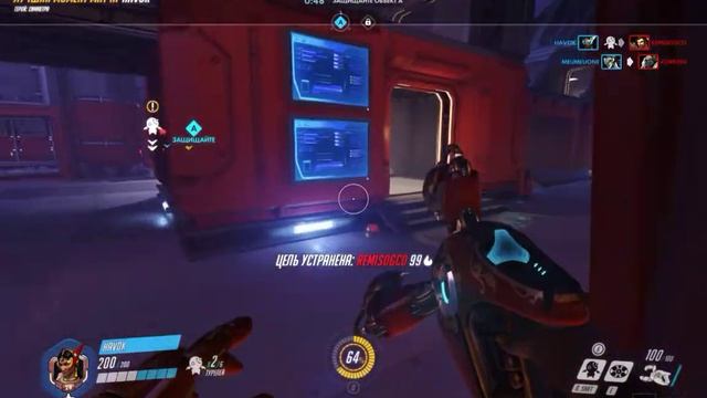 Overwatch POTG лучший момент матча WTF смотреть онлайн