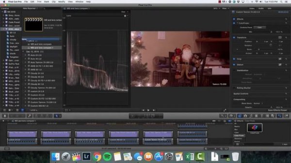 Color Correcting in Color Finale after custom white balance - Final Cut Pro X