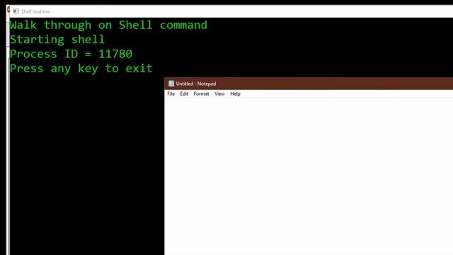 PowerBasic Window & Console Compilers - use of the Shell command смотреть онлайн