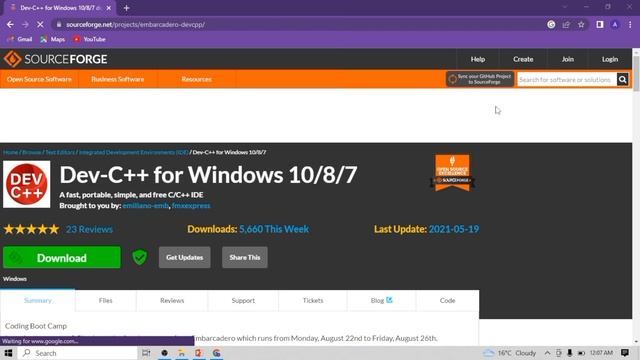 How to install Dev C++ on Windows 10, Best Compiler for C and C++ Coding, C Language For Beginners, смотреть онлайн