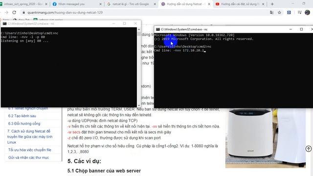 lab7: thực hành để sử dụng công cụ NetCat смотреть онлайн