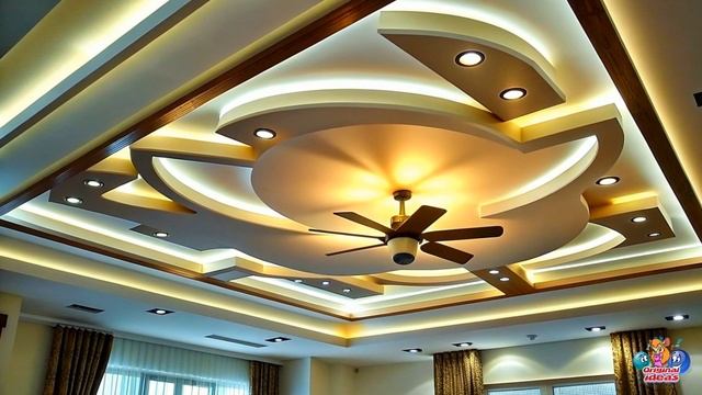 Top Latest False Ceiling Design | Living room Gypsum Ceiling Ideas | Room POP False Ceiling Interio смотреть онлайн