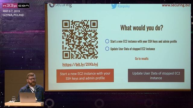 12. x33fcon 2019 - Attacking AWS: the full cyber kill chain by Paweł Rzepa смотреть онлайн